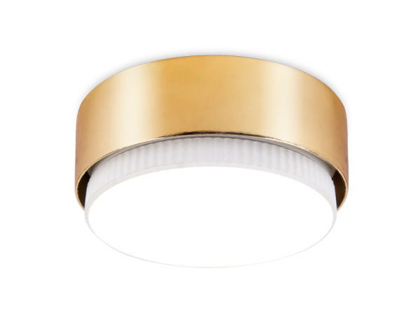 Накладной точечный светильник G102 GD золото GX53 D82*25 Ambrella Light