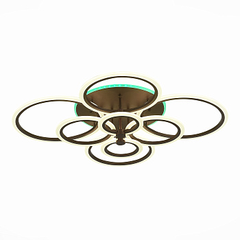Светильник потолочный Кофейный/Белый LED 1*212Вт RGB 15Вт 3000-6000К SLE500572-08RGB EVOLED