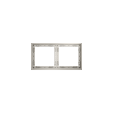 Рамка пластиковая Voltum S70 на 2 поста, (кашемир)