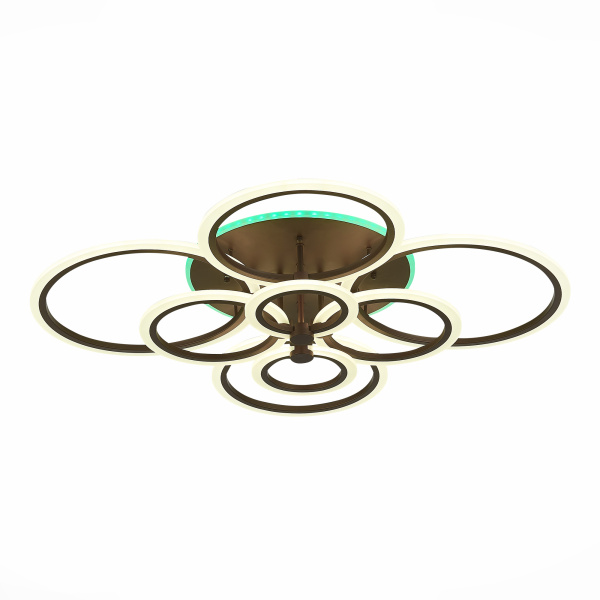 Светильник потолочный Кофейный/Белый LED 1*212Вт RGB 15Вт 3000-6000К SLE500572-08RGB EVOLED
