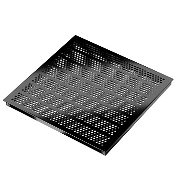 Плита фальшпола, сталь, 33 мм, RAL9005, перфорация 38% DKC