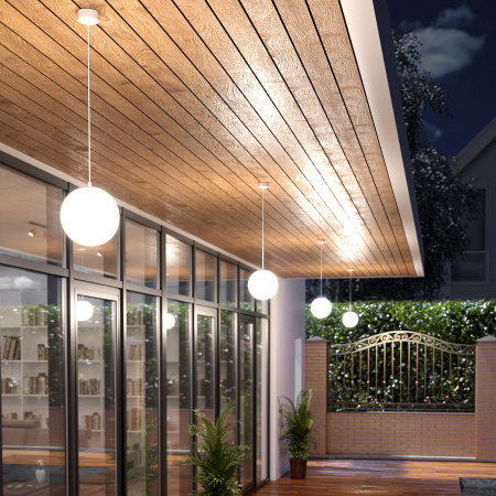 Светильник садово-парковый 1*E14 белый IP54 Sfera (a061035) Elektrostandard