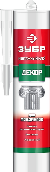 Клей монтажный, для молдингов, 300мл ЗУБР