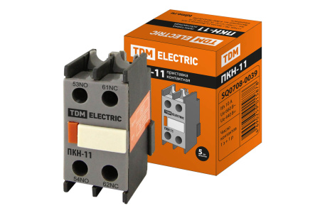 Приставка контактная ПКН-11 (доп. контакты 1з+1р) TDM