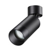 Св-к накл.IP20 GU10 9W 220V SLIM черный B NOVOTECH