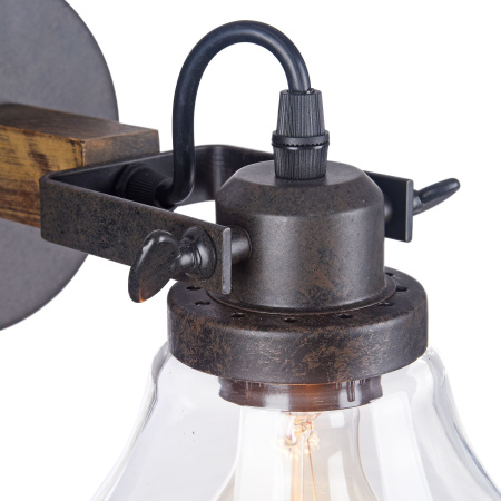 Настенный светильник (бра) 1*E27 60Вт Черный IP20 Lorenza FR4171-WL-01-B Freya