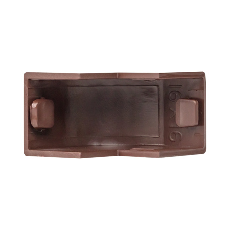 Угол внешний (16х16) (4 шт) темное дерево EKF-Plast