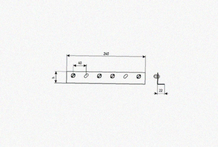Соединитель лотковый замковый СЛЗх100х1,5 У3, окрашенная, S1,5