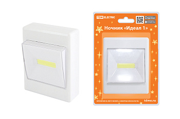 Ночник "Идеал 1", 2 Вт, 4хААА, магнит, TDM