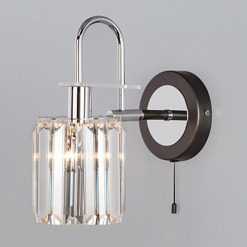 Бра в стиле лофт 1*E14 60Вт графит IP20 Tenia (70090/1 графит) Eurosvet