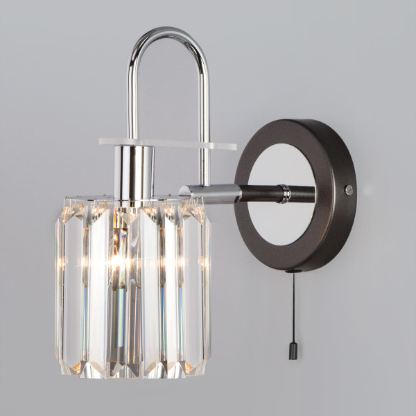 Бра в стиле лофт 1*E14 60Вт графит IP20 Tenia (70090/1 графит) Eurosvet