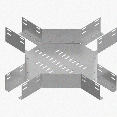Лоток крестообразный глухой КМГ 50х50 У3, окрашенный, S1,0