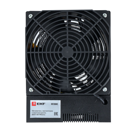 Обогреватель с вентилятором в защитном корпусе, 200 Вт PROxima EKF