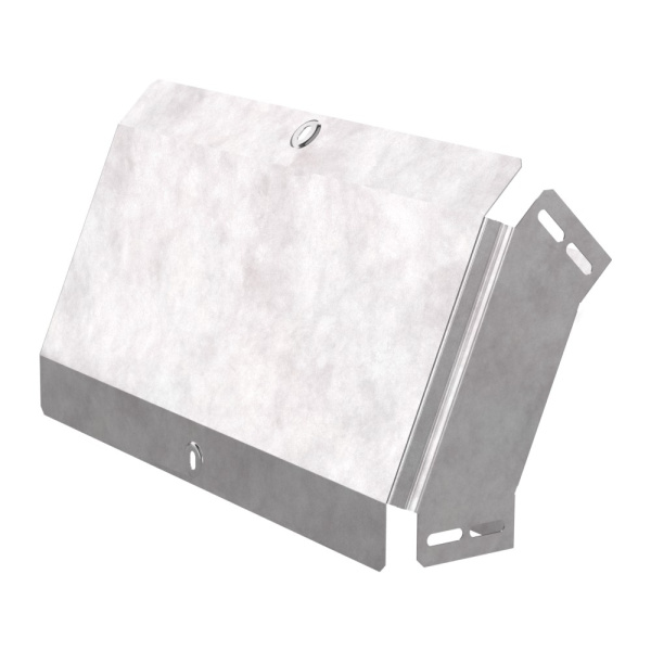 Угол вертикальный внешний 45 градусов с крышкой Стандарт 400х80 Промрукав