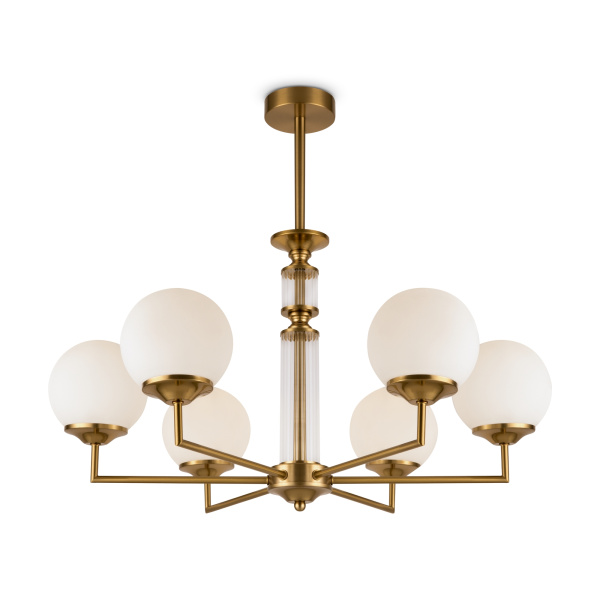 Люстра 6*E27 60Вт Латунь IP20 Bolas FR5185PL-06BS Freya