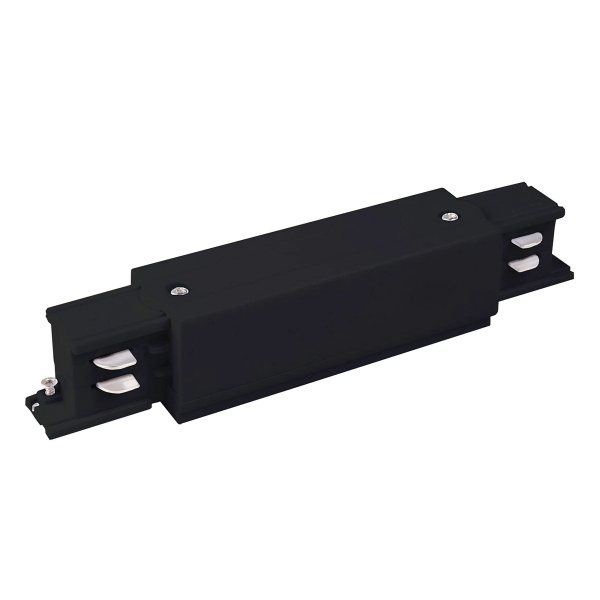 Коннектор прямой для трехфазного шинопровода черный IP20 (a039507) Elektrostandard