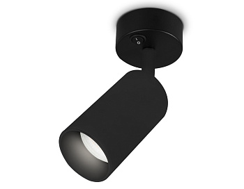 Накладной спот с выключателем TA127 BK черный GU10 max 12W D70*164*D55 Ambrella Light