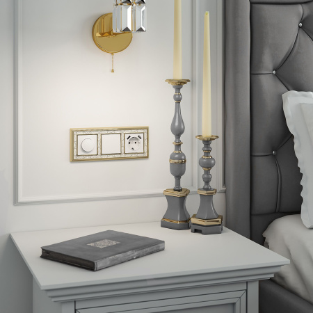 Встраиваемые механизмы Диммер СУ 600 Вт . Белый IP20 Werkel