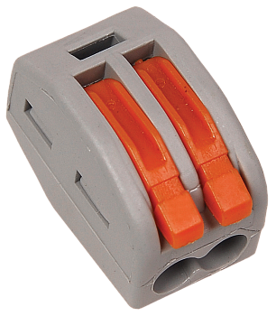 Строительно-монтажная клемма СМК 222-412 многоразовая (4шт/упак) IEK