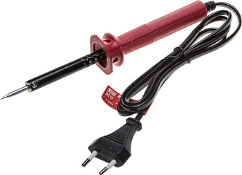 Электропаяльник 25Вт, с пластиковой рукояткой, конус ЗУБР