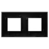 Рамка "Avanti", "Черный матовый", 2 поста (4 мод.) DKC