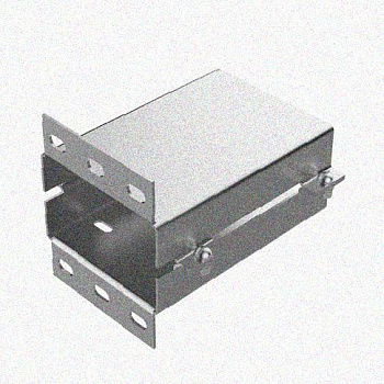 Лоток присоединительный ЛПС 400х80 УТ1,5, нержавеющая сталь, S2,0