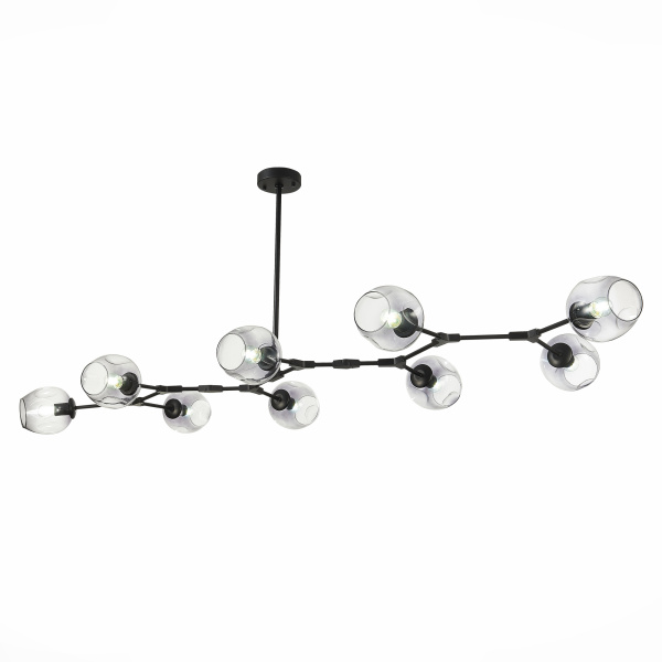 Светильник подвесной Черный/Дымчатый E27 9*40Вт SLE154843-09 EVOLUCE