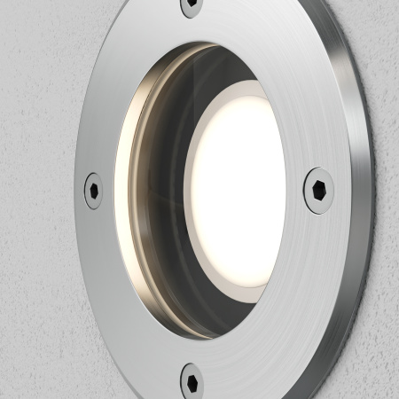 Встраиваемый светильник 35Вт Серебро IP65 Tubo O043DL-01S Outdoor Maytoni