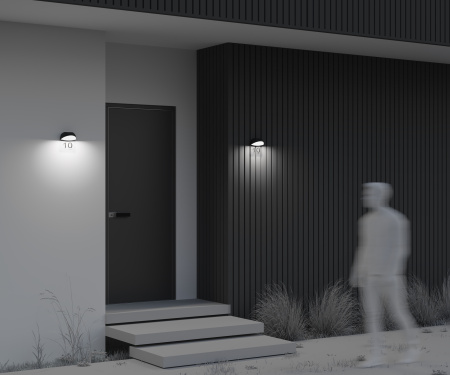 Настенный светильник (бра) 7Вт 3000К Графит IP65 Gloss O447WL-L7GF3K Outdoor Maytoni