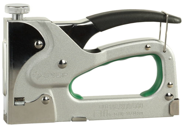 Стальной рессорный степлер тип 140(6-16мм)/300/500, Про-140 ЗУБР
