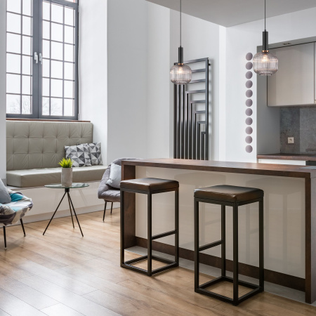 Подвесной светильник 1*E27 40Вт черный IP20 (50182/1 дымчатый) Eurosvet