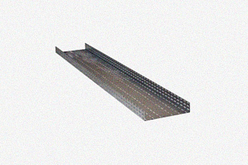 Лоток глухой ЛМГ 50х50х2000 УТ1,5, оцинкованный лист S0,8