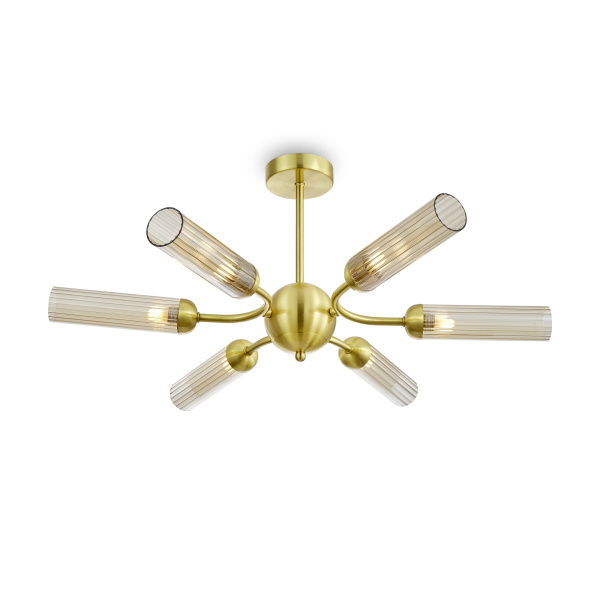 Потолочный светильник 6*G9 28Вт Золото IP20 Borgy FR5379CL-06G Freya