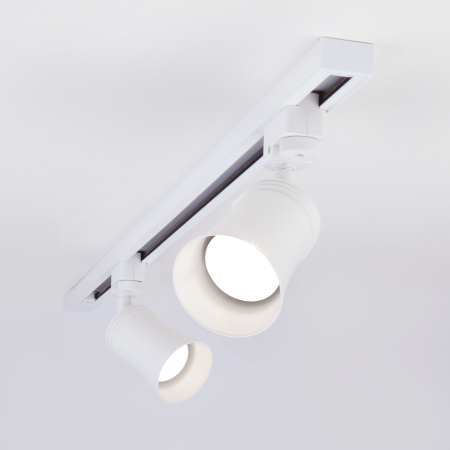 Трековый светильник для однофазного шинопровода 1*GU10 белый IP20 Vetro (a043141) Elektrostandard