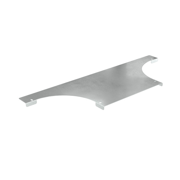 Крышка на ответвитель универсальный DL горизонтальный 35х300, в комплекте с крепежными элементами и соединительными пластинами, необходимыми для монта