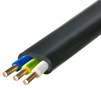 Кабель ВВГ-Пнг(А)-LS 3х2,5 ок (N, РЕ)-0,66