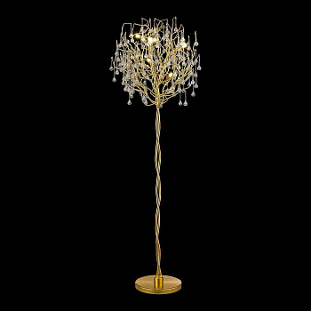 Торшер Матовое золото/Прозрачный G9 5*40Вт WE189.05.405 WERTMARK