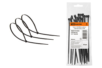 Хомут 4,8х500мм нейлон (черный) (50шт) TDM Хомут 4,8х500мм нейлон (черный) (50шт) TDM