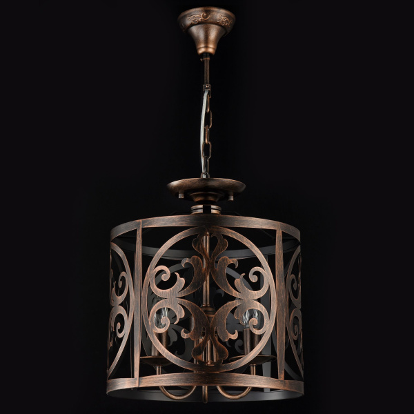 Подвесной светильник 3*E14 60Вт Коричневый IP20 Rustika H899-03-R Maytoni