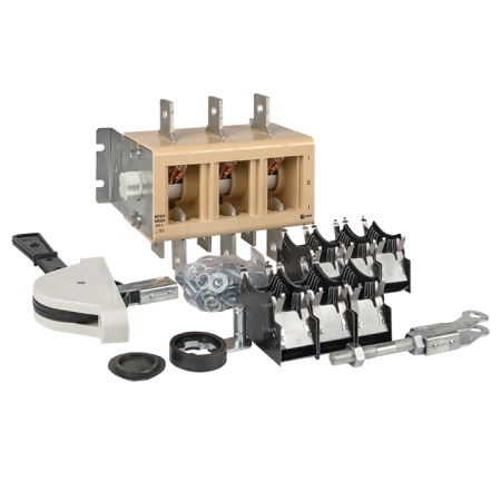 Выключатель-разъединитель ВР32У-39A71240-R 630А, 2 направ, с д/г камерами, с передней смещённой рукояткой MAXima EKF