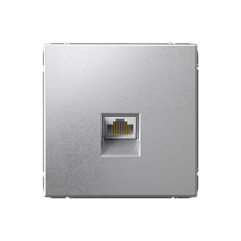 ARTGALLERY РОЗЕТКА компьютерная RJ45, кат. 6A, механизм, АЛЮМИНИЙ Systeme Electric