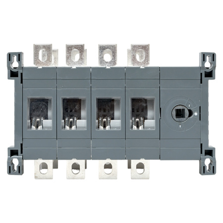 Рубильник 400A 4П реверсивный без рукоятки управления TwinBlock EKF Рубильник 400A 4П реверсивный без рукоятки управления TwinBlock EKF