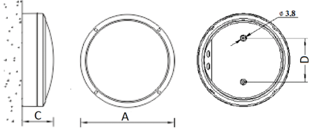 Светильник светодиодный NBT Star LED 12Вт 4000К 1000Лм таблетка серебристый IP65 Световые Технологии 