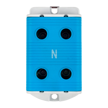 Клемма силовая вводная двойная КСВ 35-150 синяя PROxima EKF