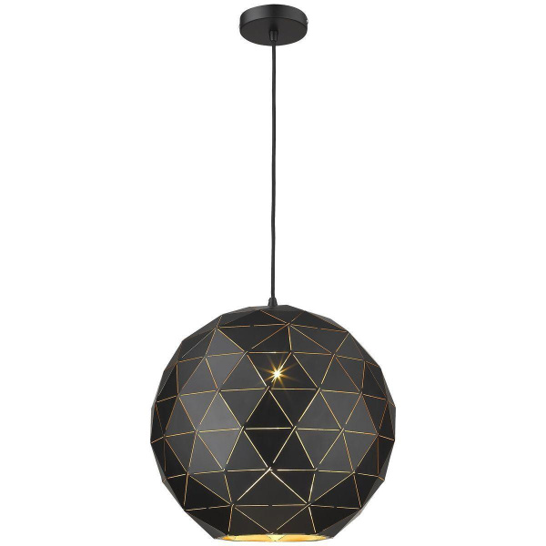Светильник подвесной Черный/Черный E27 1*60Вт WE261.01.026 WERTMARK