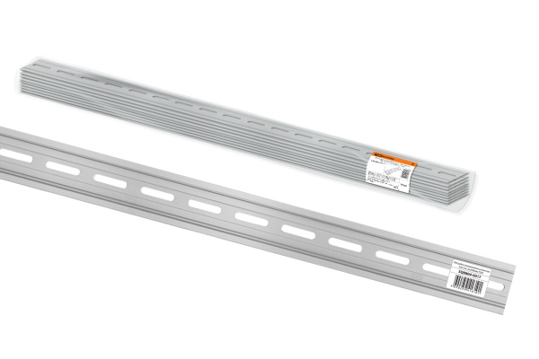 DIN-рейка алюминиевая усиленная перфорированная 35х7,5х1,5х2000мм TDM DIN-рейка алюминиевая усиленная перфорированная 35х7,5х1,5х2000мм TDM