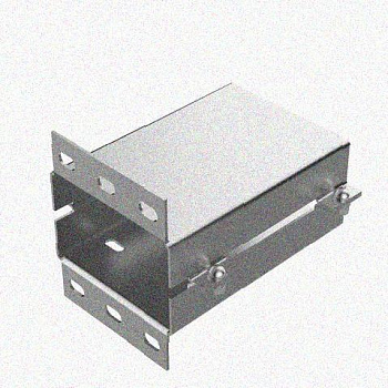 Лоток присоединительный ЛПС 400х100 УТ1,5 оцинкованный лист, S2,0