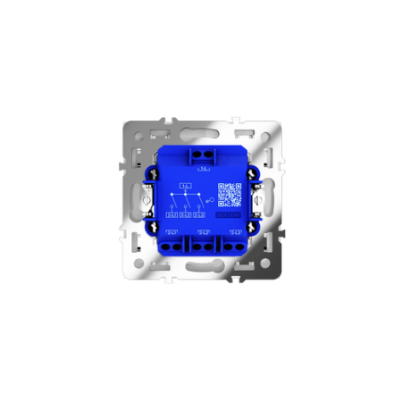 Выключатель встраиваемый Voltum S70 трехклавишный 10А, (белый глянцевый)