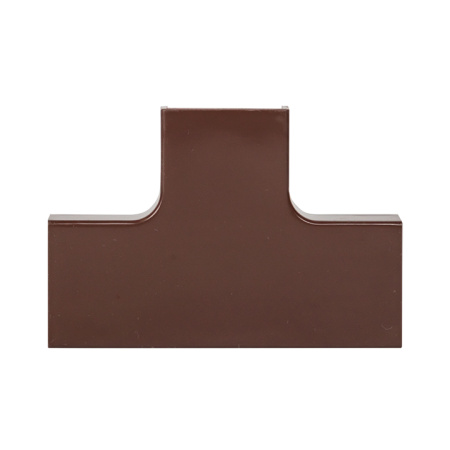 Угол T-образный (20х10) (4 шт) темное дерево EKF-Plast