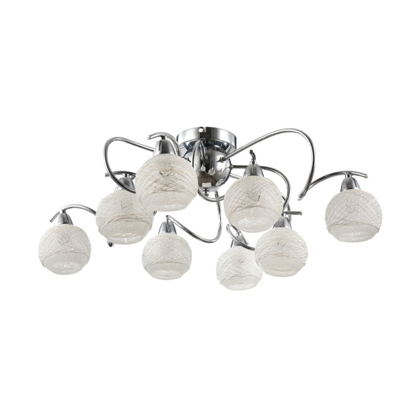 Потолочный светильник 8*E14 40Вт Хром IP20 Orin FR5163-PL-08-CH Freya